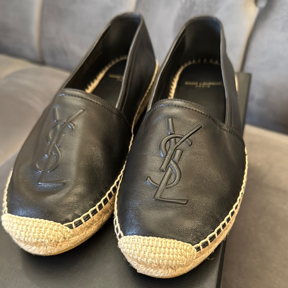 Yves Saint Laurent Black Espadrilles for Women